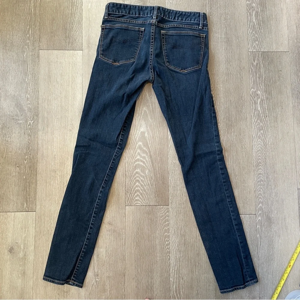 GAP always skinny low rise dark wash jeans size 4 preppy y2K 2000s